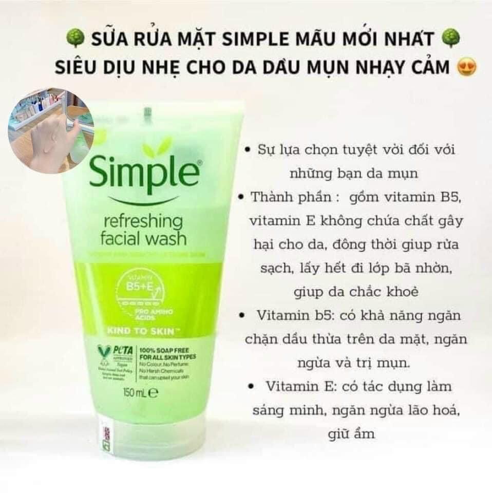 SỬA RỬA MẶT SIMPLE